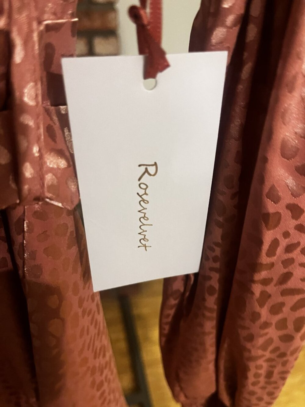 Selena Steal!: RoseVelvet Textured Satin Maxi Dress Size 1X NWT - Picture 3 of 4